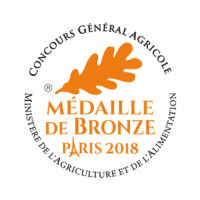 Médaille de Bronze 2018 au Concours Général Agricole de Paris