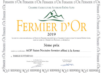 Fermier d'Or 2019